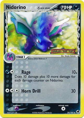 Nidorino (35/101) (Delta Species) (Stamped) [EX: Dragon Frontiers] | The Time Vault CA