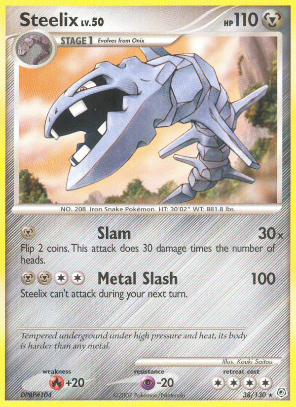 Steelix (38/130) [Diamond & Pearl: Base Set] | The Time Vault CA