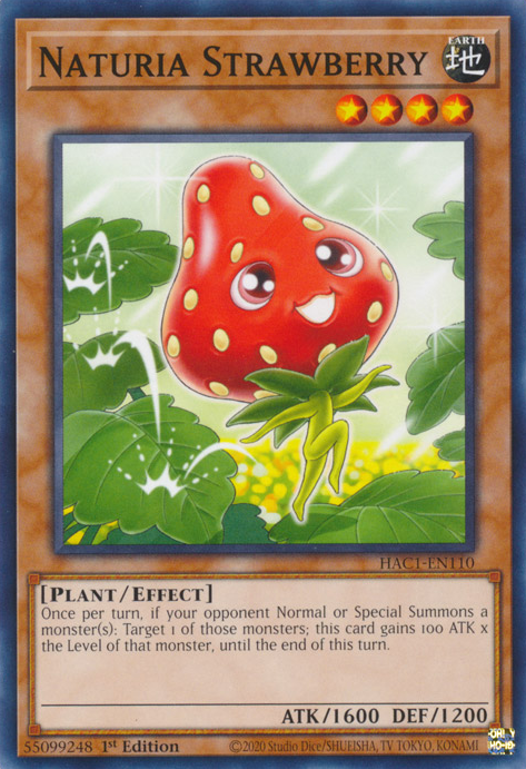 Naturia Strawberry [HAC1-EN110] Common | The Time Vault CA
