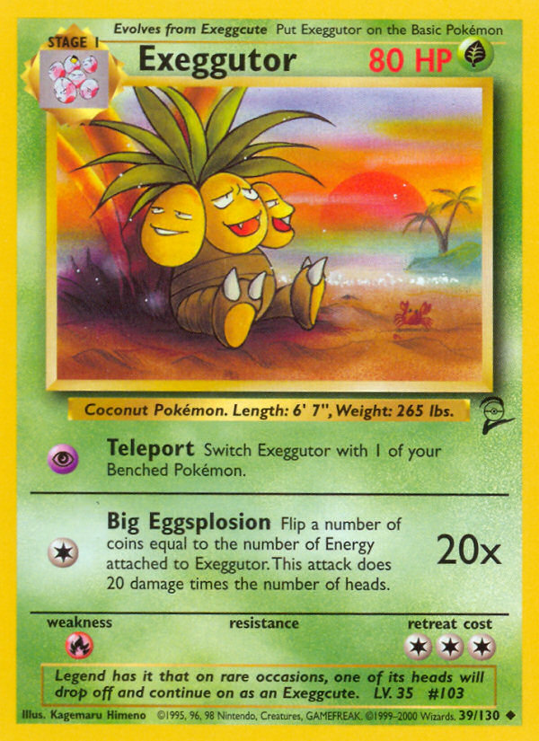 Exeggutor (39/130) [Base Set 2] | The Time Vault CA