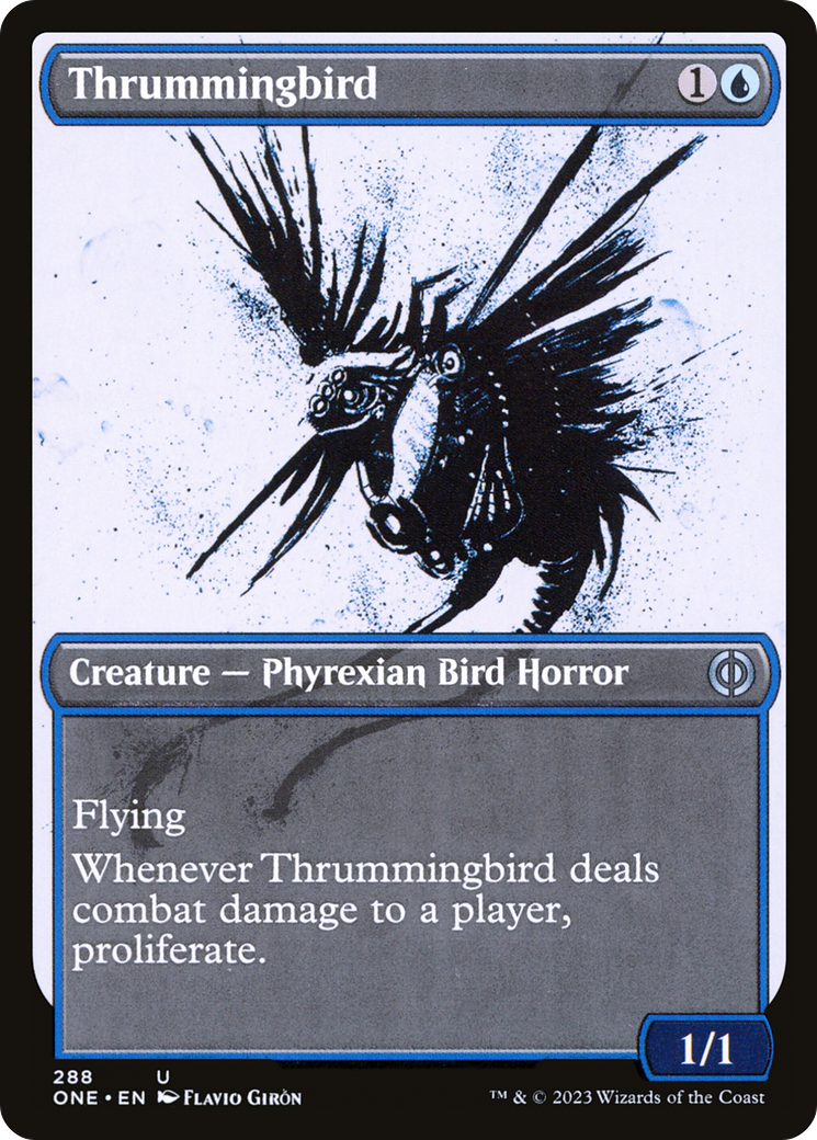 Thrummingbird (Showcase Ichor) [Phyrexia: All Will Be One] | The Time Vault CA