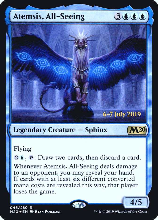 Atemsis, All-Seeing  [Core Set 2020 Prerelease Promos] | The Time Vault CA