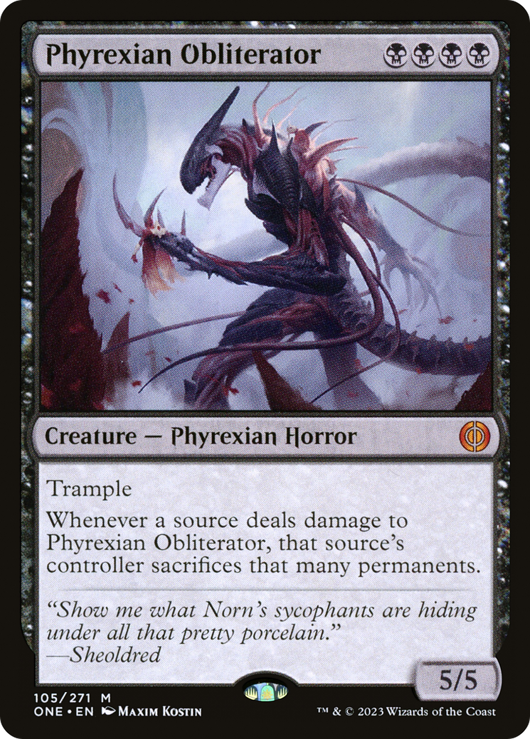 Phyrexian Obliterator [Phyrexia: All Will Be One] | The Time Vault CA