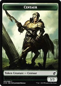 Centaur // Egg Double-sided Token [Commander 2019 Tokens] | The Time Vault CA