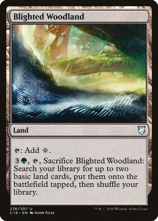 Blighted Woodland [Commander 2018] | The Time Vault CA