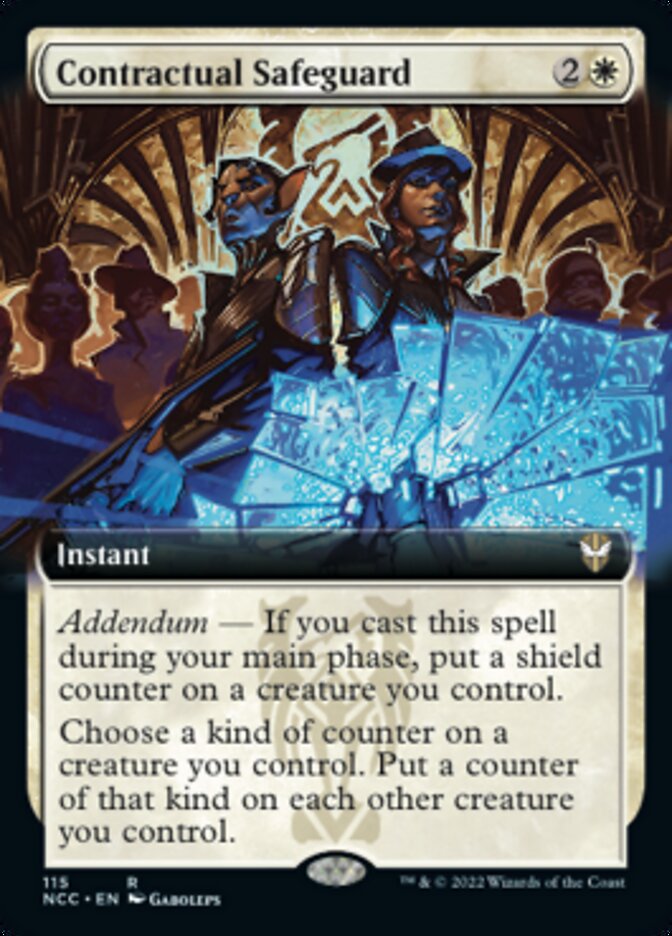 Contractual Safeguard (Extended Art) [Streets of New Capenna Commander] | The Time Vault CA