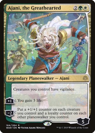 Ajani, the Greathearted [War of the Spark] | The Time Vault CA
