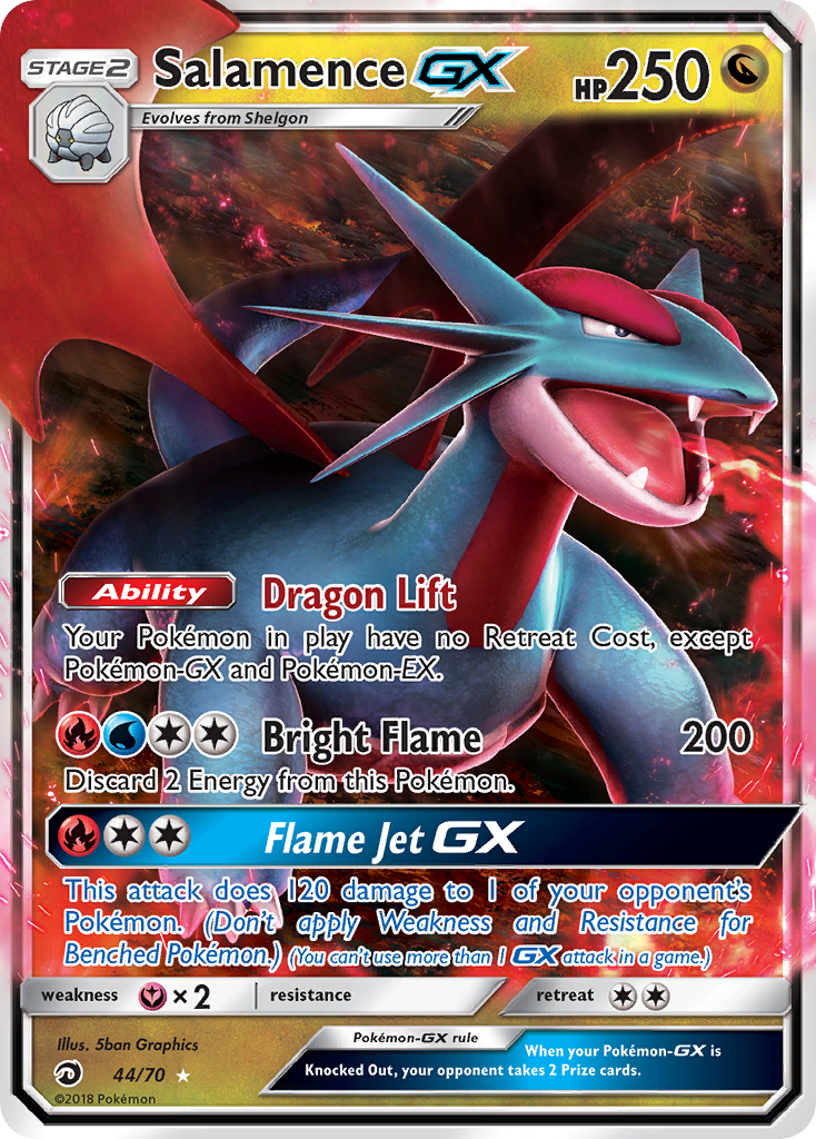 Salamence GX (44/70) [Sun & Moon: Dragon Majesty] | The Time Vault CA