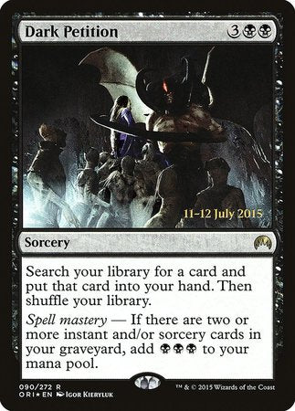 Dark Petition [Magic Origins Promos] | The Time Vault CA