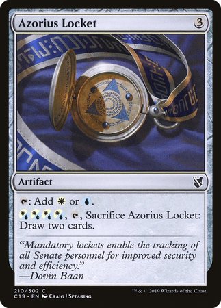 Azorius Locket [Commander 2019] | The Time Vault CA