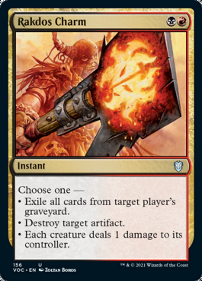 Rakdos Charm [Innistrad: Crimson Vow Commander] | The Time Vault CA
