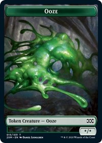 Ooze // Wurm (030) Double-sided Token [Double Masters Tokens] | The Time Vault CA