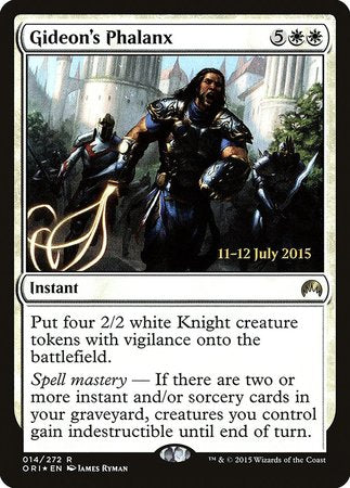 Gideon's Phalanx [Magic Origins Promos] | The Time Vault CA