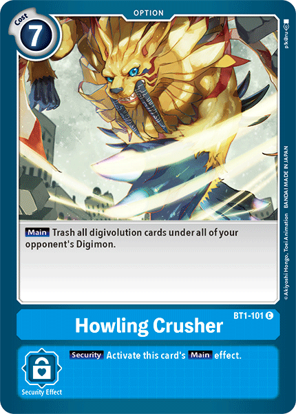 Howling Crusher [BT1-101] [Release Special Booster Ver.1.5] | The Time Vault CA