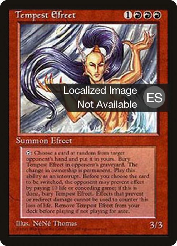 Tempest Efreet [Fourth Edition (Foreign Black Border)] | The Time Vault CA