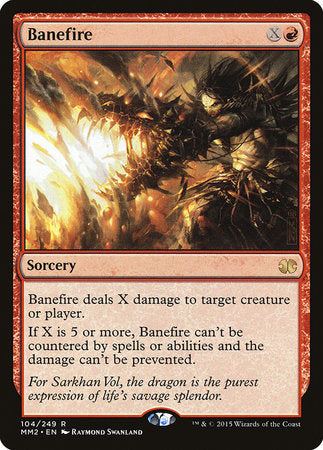 Banefire [Modern Masters 2015] | The Time Vault CA