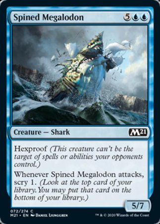 Spined Megalodon [Core Set 2021] | The Time Vault CA