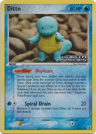 Ditto (64/113) (Stamped) [EX: Delta Species] | The Time Vault CA