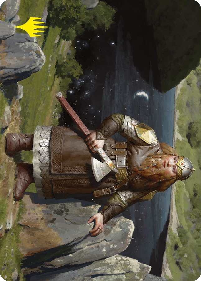 Mirrormere Guardian Art Card (Gold-Stamped Signature) [The Lord of the Rings: Tales of Middle-earth Art Series] | The Time Vault CA