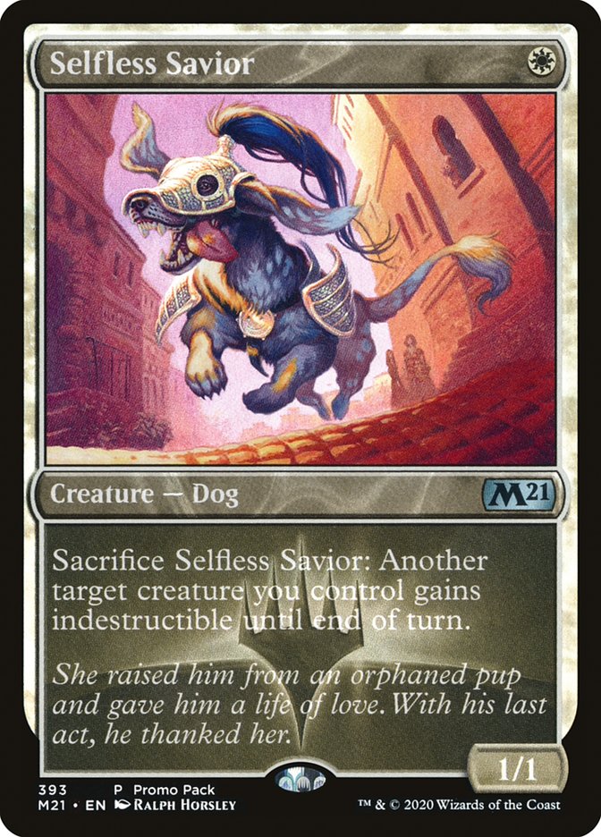 Selfless Savior (Promo Pack) [Core Set 2021 Promos] | The Time Vault CA