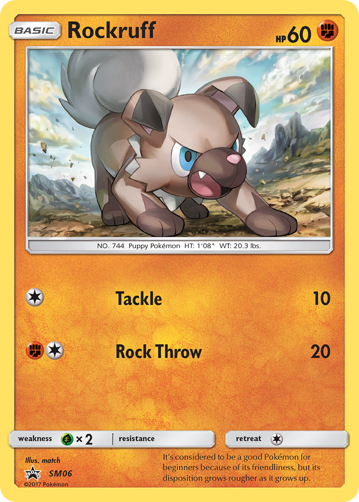 Rockruff (SM06) [Sun & Moon: Black Star Promos] | The Time Vault CA