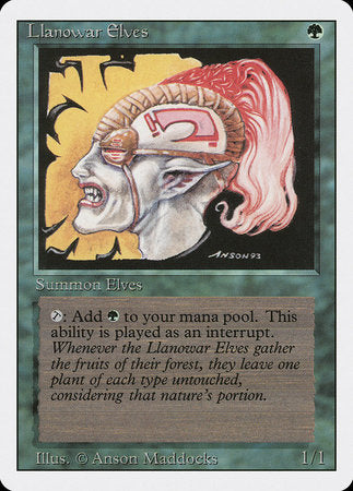 Llanowar Elves [Revised Edition] | The Time Vault CA