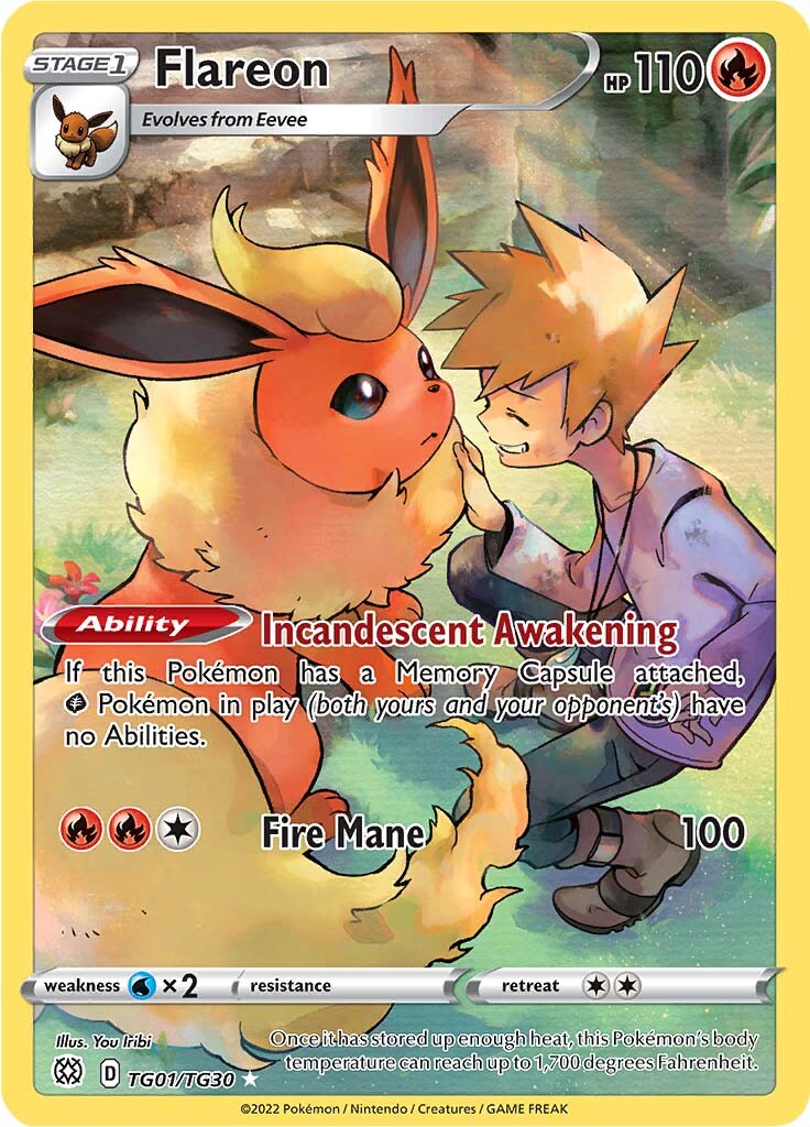 Flareon (TG01/TG30) [Sword & Shield: Brilliant Stars] | The Time Vault CA