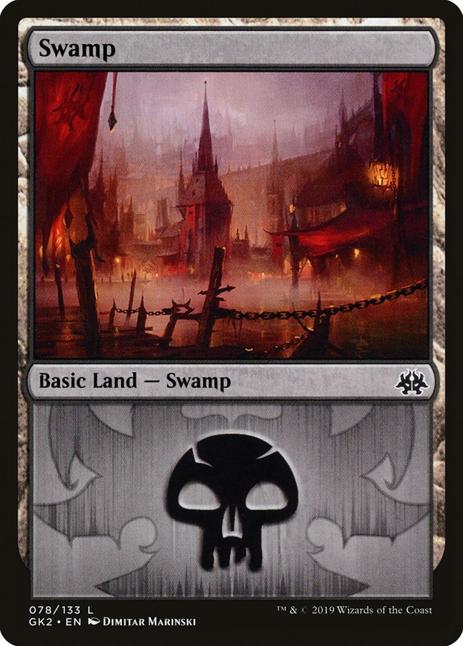 Swamp (78) [Ravnica Allegiance Guild Kit] | The Time Vault CA