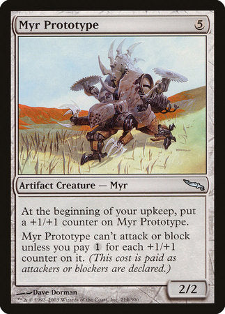 Myr Prototype [Mirrodin] | The Time Vault CA