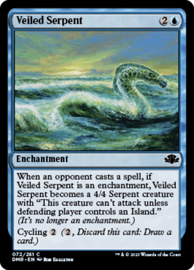 Veiled Serpent [Dominaria Remastered] | The Time Vault CA