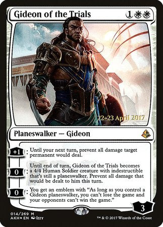 Gideon of the Trials [Amonkhet Promos] | The Time Vault CA