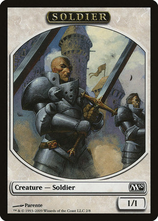 Soldier Token [Magic 2010 Tokens] | The Time Vault CA