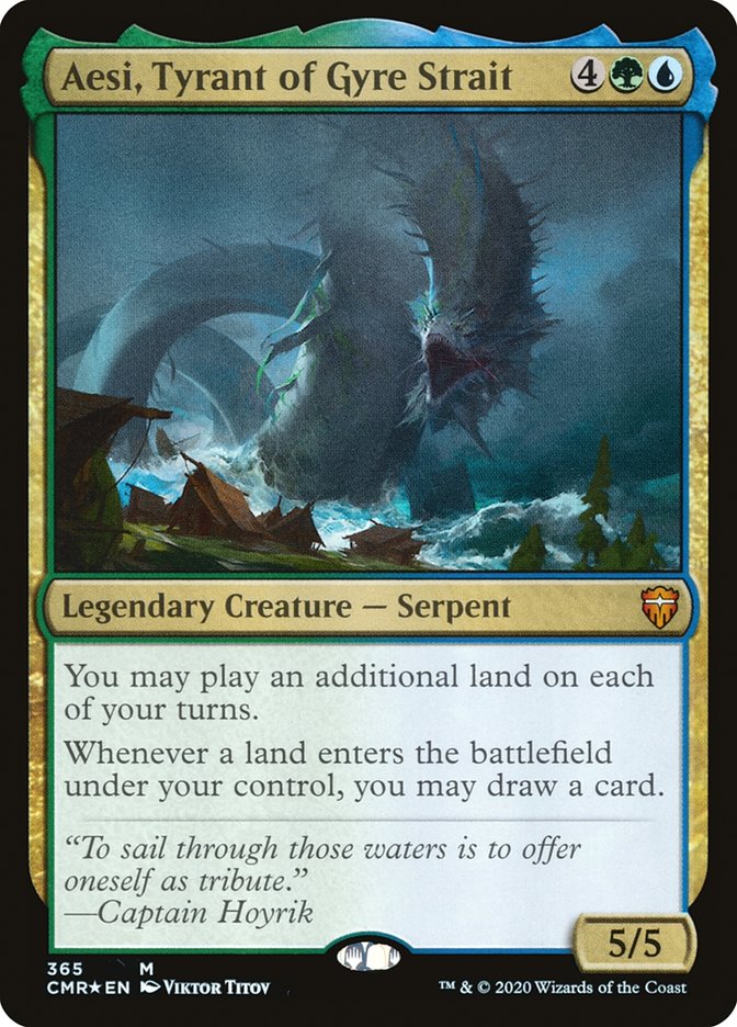 Aesi, Tyrant of Gyre Strait [Commander Legends Commander Deck] | The Time Vault CA