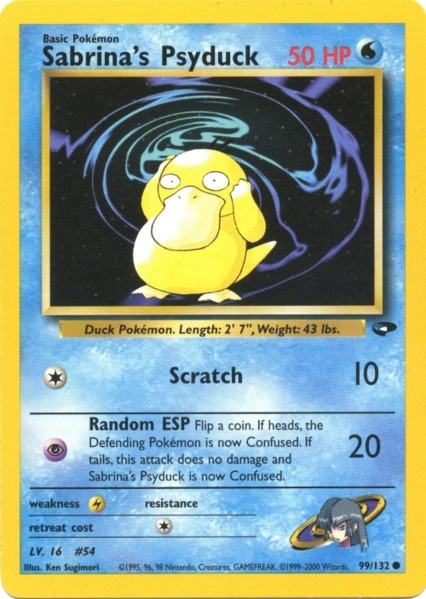 Sabrina's Psyduck (99/132) [Gym Challenge Unlimited] | The Time Vault CA