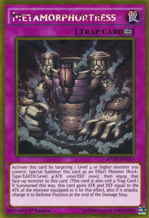 Metamorphortress [MVP1-ENG27] Gold Rare | The Time Vault CA