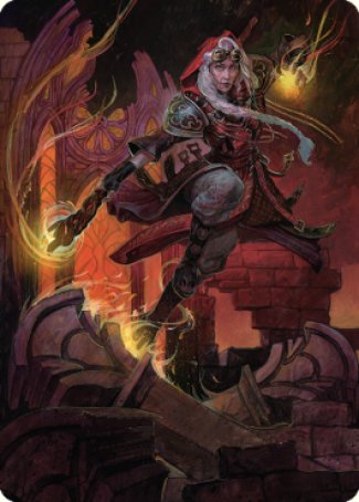 Jaya, Fiery Negotiator Art Card 2 [Dominaria United Art Series] | The Time Vault CA