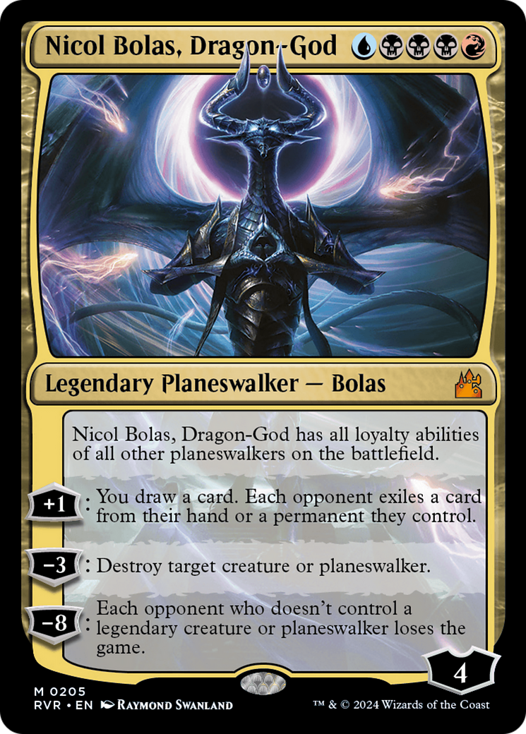 Nicol Bolas, Dragon-God [Ravnica Remastered] | The Time Vault CA