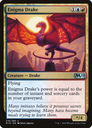 Enigma Drake [Core Set 2019] | The Time Vault CA