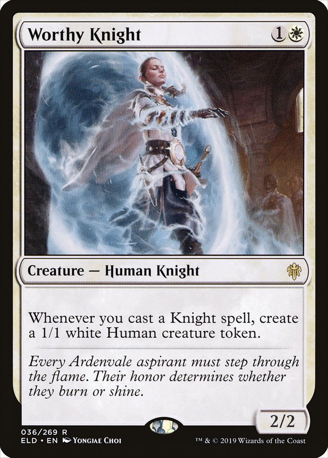 Worthy Knight [Throne of Eldraine] | The Time Vault CA