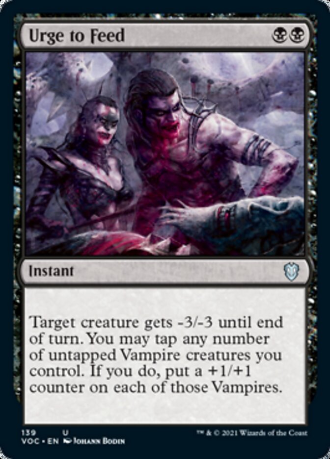 Urge to Feed [Innistrad: Crimson Vow Commander] | The Time Vault CA