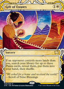 Gift of Estates (Etched Foil) [Strixhaven Mystical Archive] | The Time Vault CA