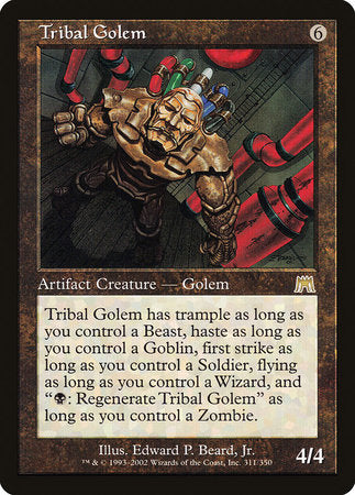 Tribal Golem [Onslaught] | The Time Vault CA