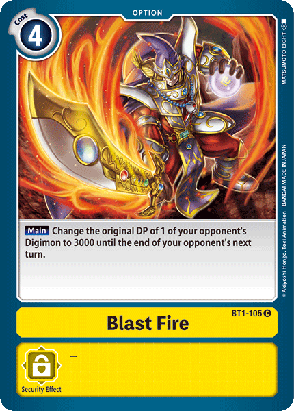 Blast Fire [BT1-105] [Release Special Booster Ver.1.0] | The Time Vault CA