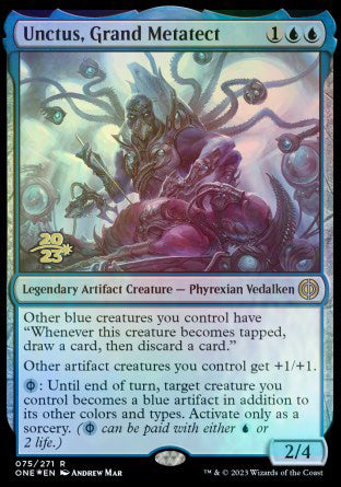 Unctus, Grand Metatect [Phyrexia: All Will Be One Prerelease Promos] | The Time Vault CA