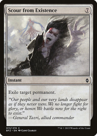 Scour from Existence [Battle for Zendikar] | The Time Vault CA