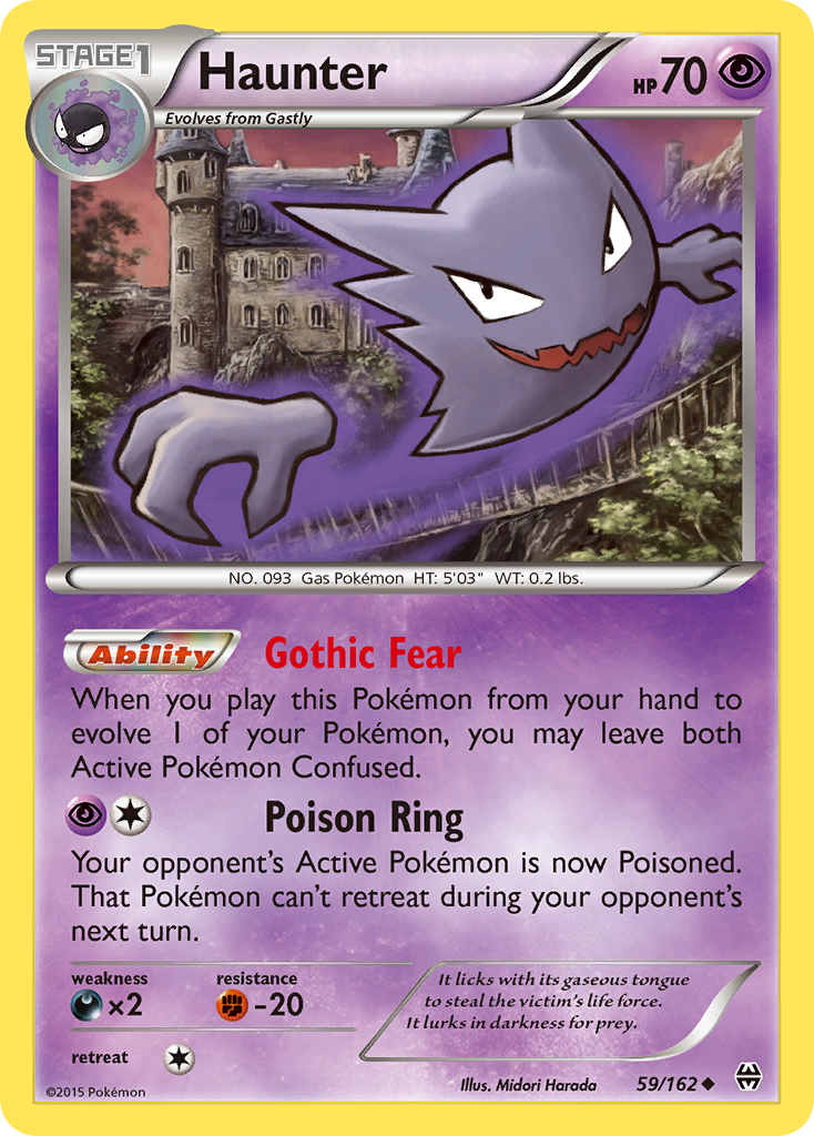 Haunter (59/162) [XY: BREAKthrough] | The Time Vault CA