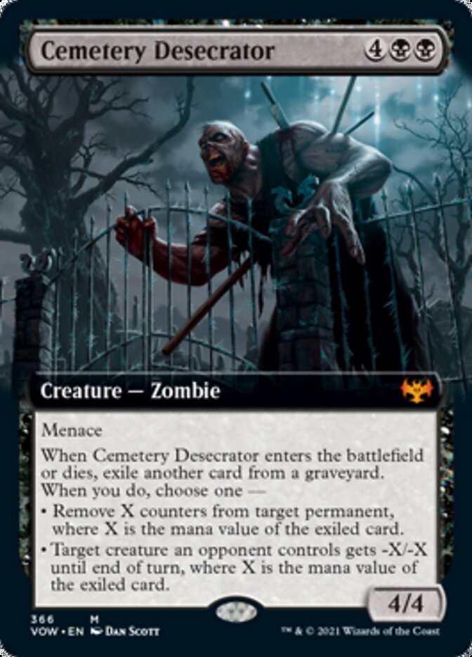 Cemetery Desecrator (Extended) [Innistrad: Crimson Vow] | The Time Vault CA