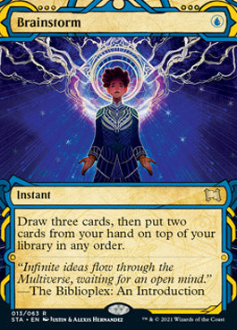 Brainstorm (Etched Foil) [Strixhaven Mystical Archive] | The Time Vault CA