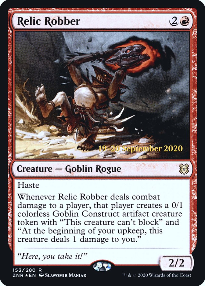 Relic Robber  [Zendikar Rising Prerelease Promos] | The Time Vault CA