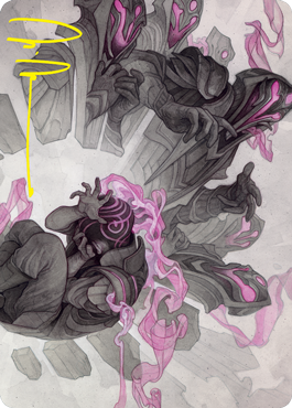 Rise of Extus Art Card (Gold-Stamped Signature) [Strixhaven: School of Mages Art Series] | The Time Vault CA